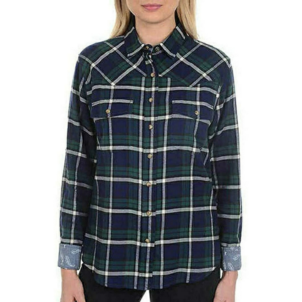Navy & Green Flannel